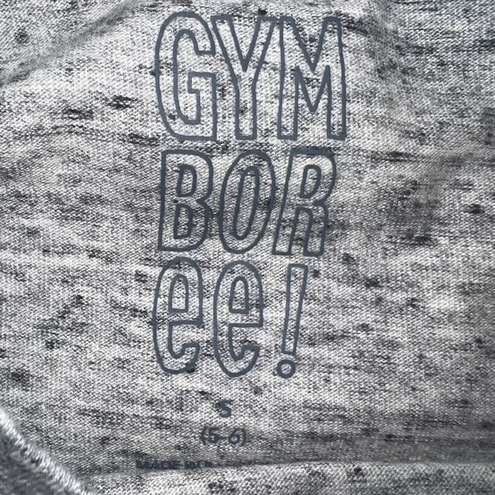 Gymboree Girls Gray Love Short Sleeve Graphic T-Shirt Valentines Day Small NWT
